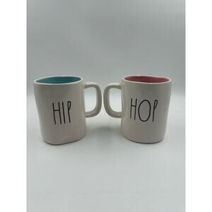 Set of 2 Rae Dunn by Magenta and Blue - Hip Hop Mug - Dishwasher safe